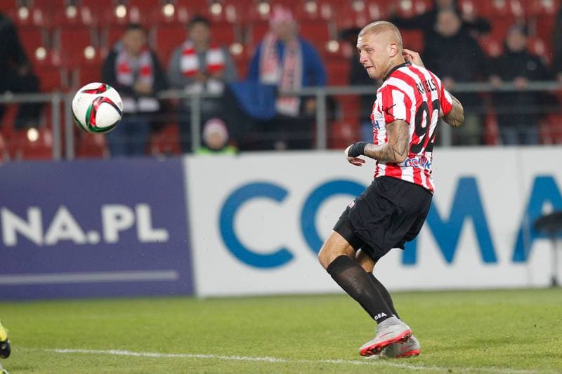 Football. T-Mobile Ekstraklasa. Cracovia Krakow - Korona Kielce. 22.05.2015