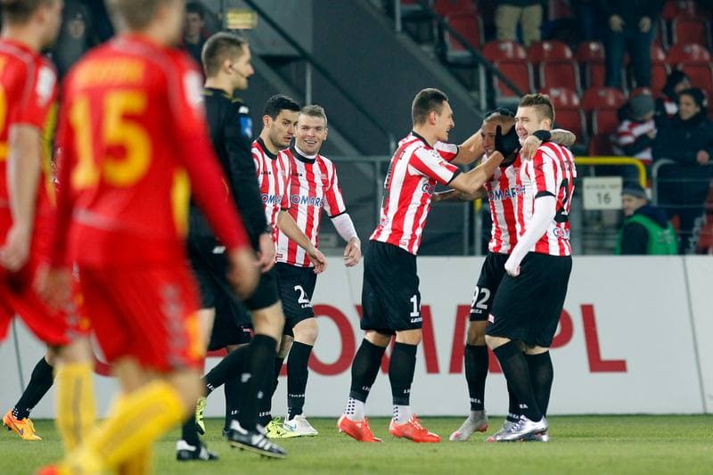 Football. T-Mobile Ekstraklasa. Cracovia Krakow - Korona Kielce. 22.05.2015