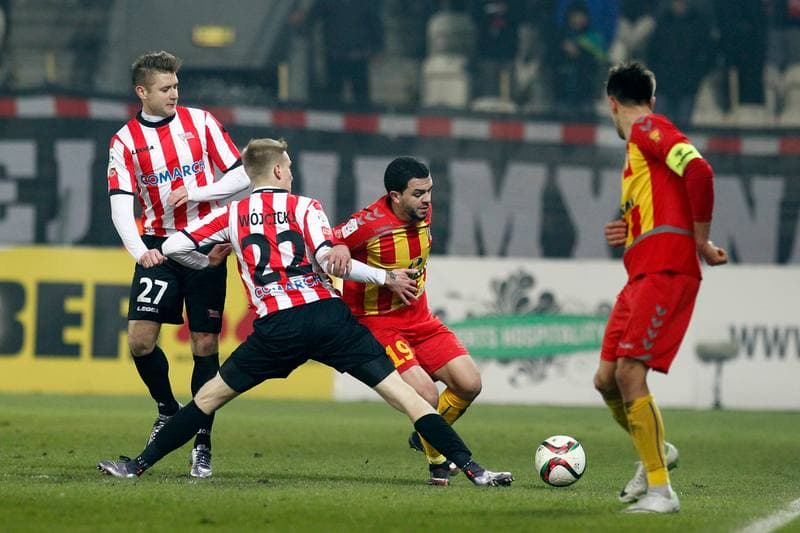 Football. T-Mobile Ekstraklasa. Cracovia Krakow - Korona Kielce. 22.05.2015