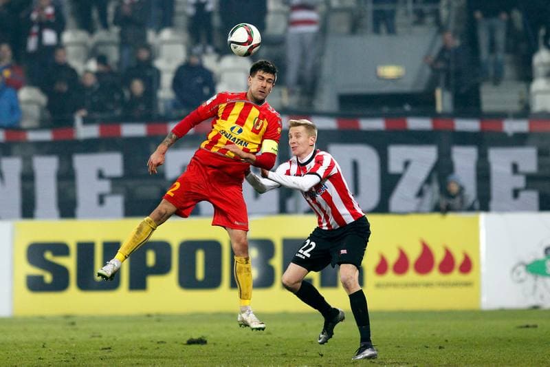 Football. T-Mobile Ekstraklasa. Cracovia Krakow - Korona Kielce. 22.05.2015