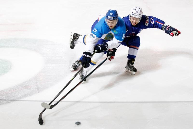 Ice Hockey. EIHC. Kazakhstan - France. 17.12.2015
