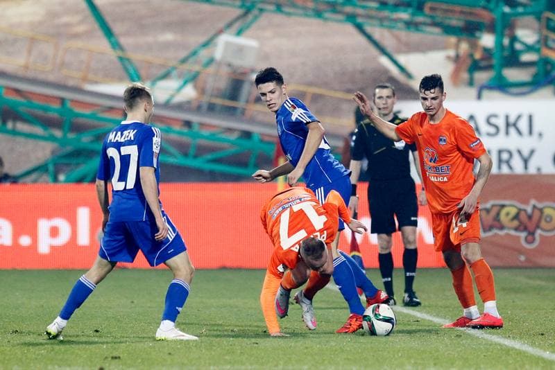 Football. PKO BP Ekstraklasa. Termalica Bruk-Bet Nieciecza - Ruch Chorzow. 19.12.2015
