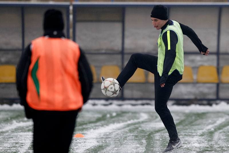 Football. Rozwoj Katowice. Training. 05.01.2016