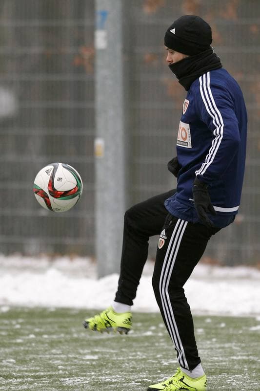 Football. Piast Gliwice. Training. 07.01.2016