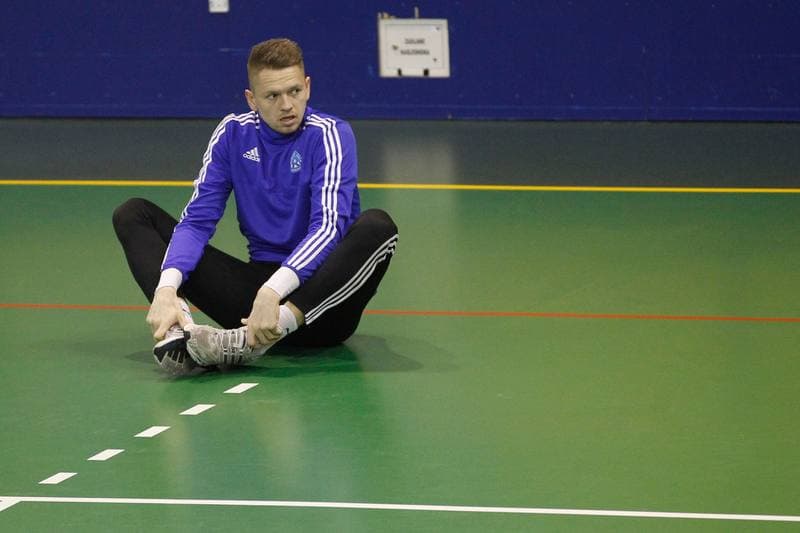 Football. Ruch Chorzow. Training. 07.01.2016