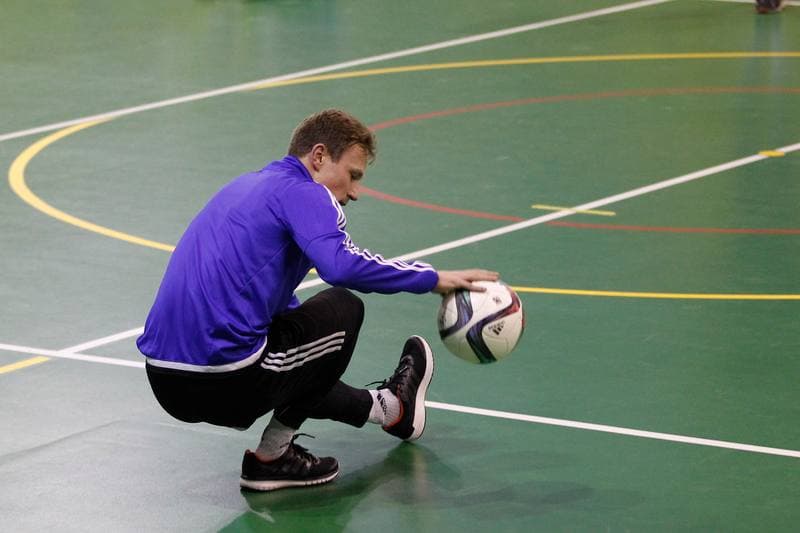 Football. Ruch Chorzow. Training. 07.01.2016