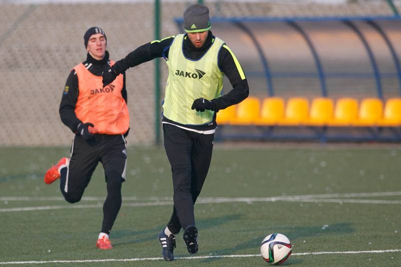 Football. Rozwoj Katowice. Training. 19.01.2016