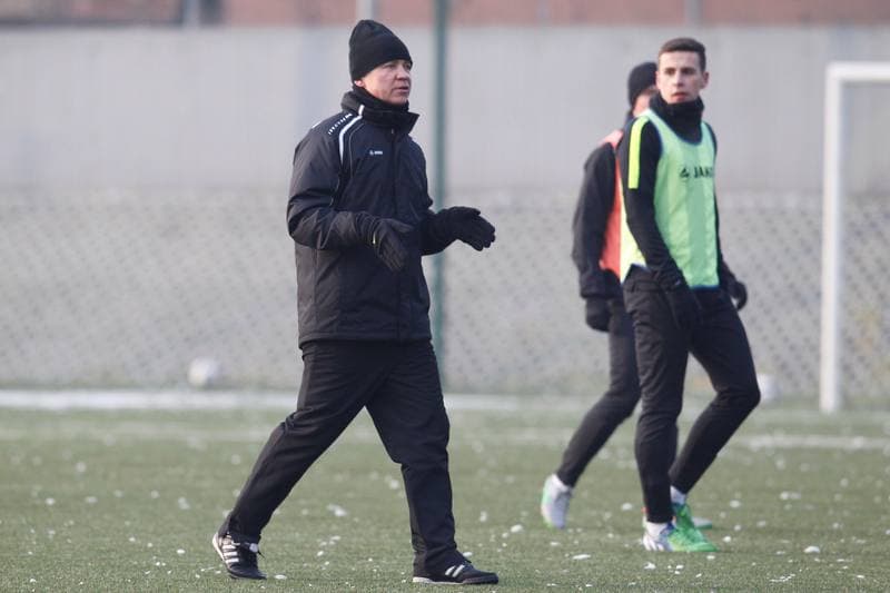 Football. Rozwoj Katowice. Training. 19.01.2016