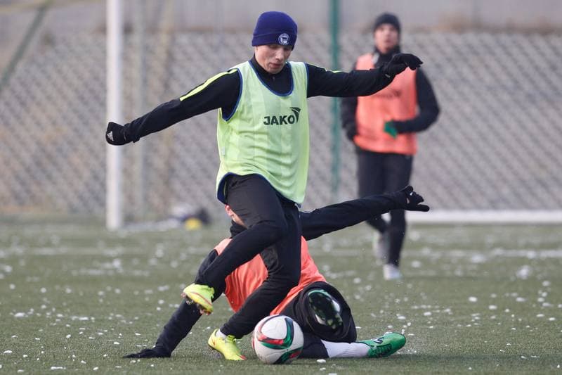 Football. Rozwoj Katowice. Training. 19.01.2016