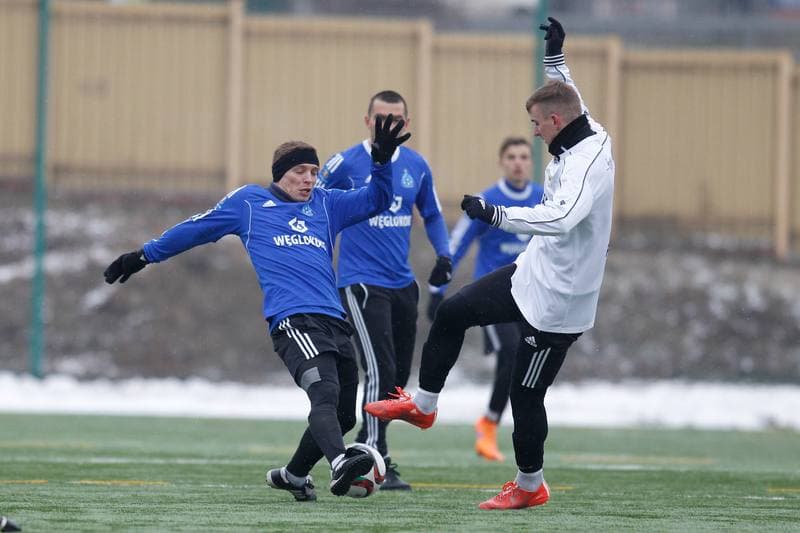Football. Sparing. Ruch Chorzow - Rozwoj Katowice. 20.01.2016