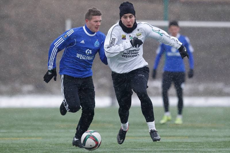 Football. Sparing. Ruch Chorzow - Rozwoj Katowice. 20.01.2016