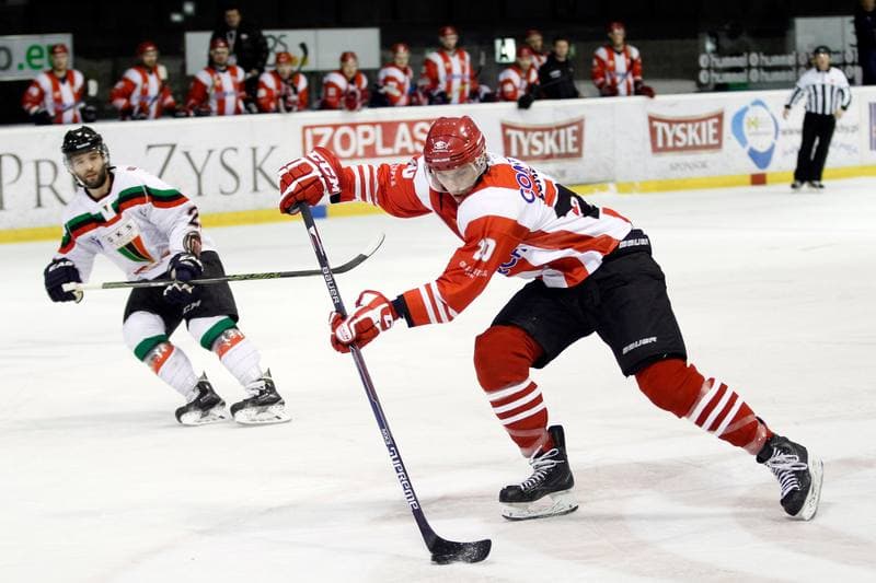 Ice Hockey. Polska Hokej Liga. GKS Tychy - Comarch Cracovia Krakow. 26.01.2016