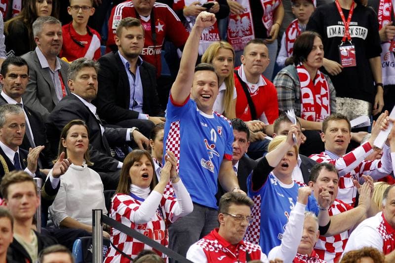Handball. EHF Euro 2016. Poland - Croatia. 27.01.2016