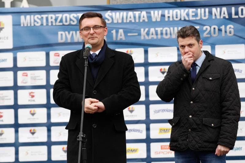 Ice Hockey. Poland. Press Conference. 04.02.2016