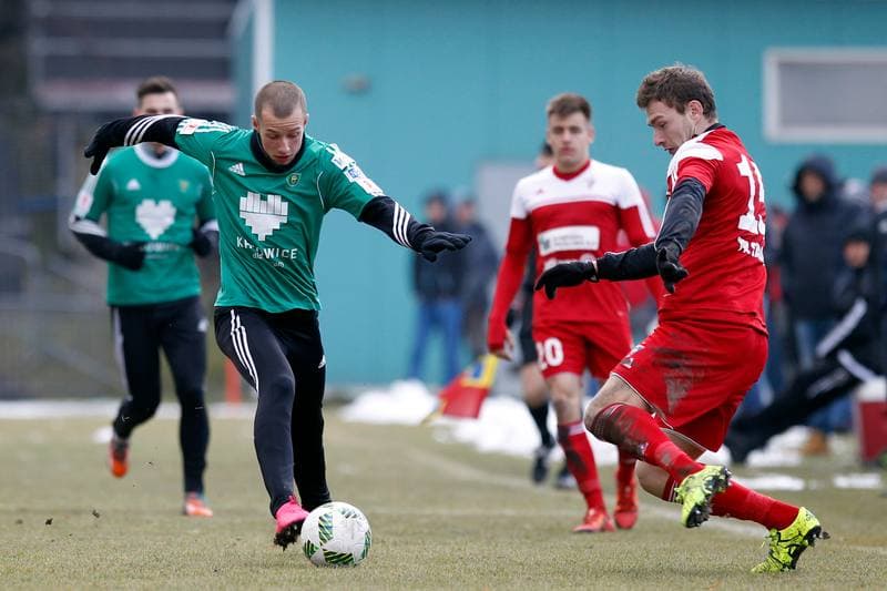 Football. Sparing. Gornik Zabrze - GKS Katowice. 05.02.2016