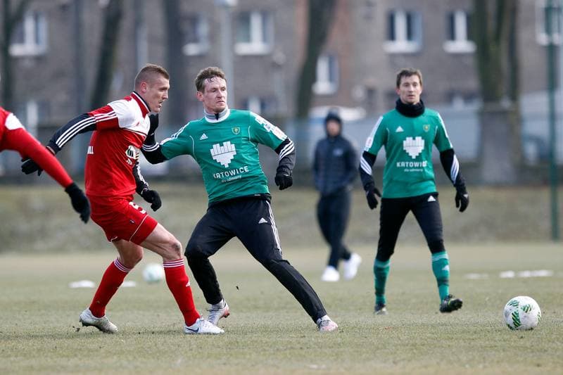 Football. Sparing. Gornik Zabrze - GKS Katowice. 05.02.2016