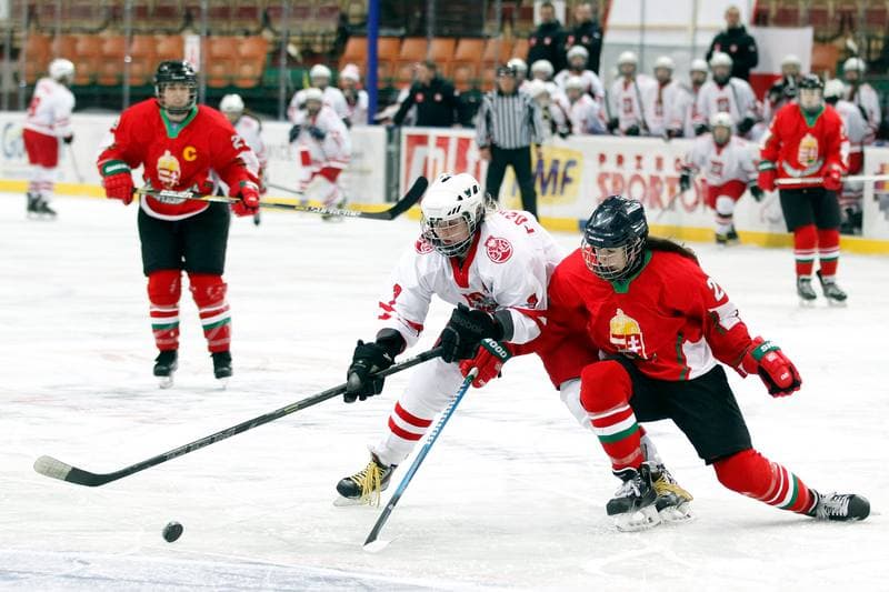 Ice Hockey. Women's Friendly Match. Poland - Hungary. 05.02.2016