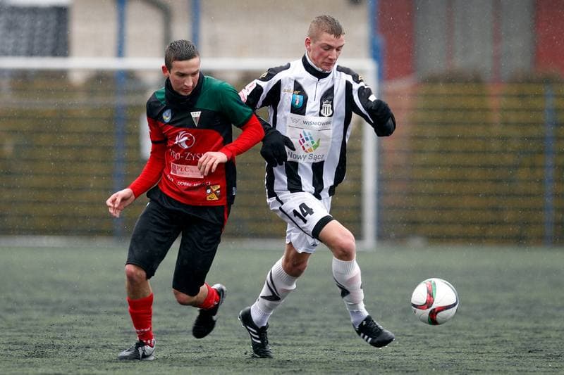 Football. II Liga. GKS Tychy - Sandecja Nowy Sacz. 10.02.2016