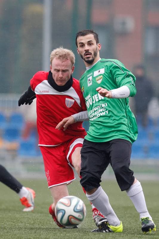 Football. I Liga. Rozwoj Katowice - Polonia Bytom. 13.02.2016