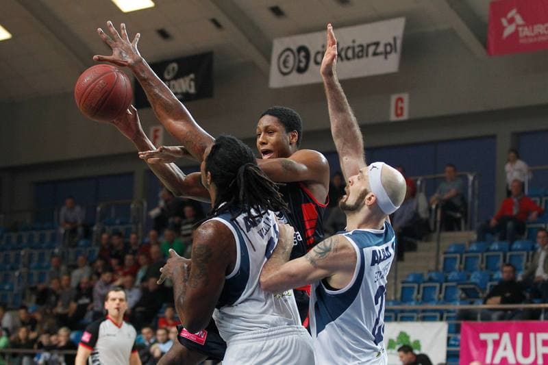 Basketball. Polish Cup. MKS Dabrowa Gornicza - Energa Czarni Slupsk. 18.02.2016