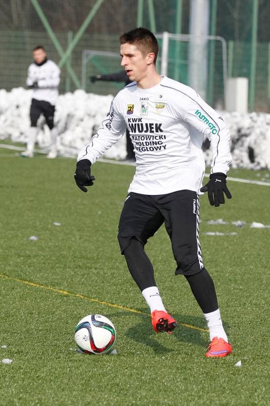 Football. Sparing. Rozwoj Katowice - Rekord Bielsko Biala. 20.02.2016