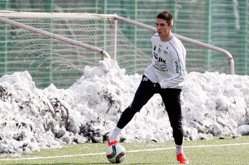 Football. Sparing. Rozwoj Katowice - Rekord Bielsko Biala. 20.02.2016