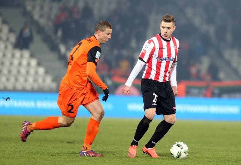 Football. PKO BP Ekstraklasa. Cracovia Krakow - Zaglebie Lubin. 26.02.2016