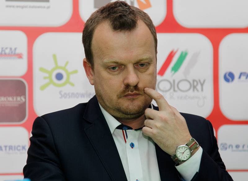 Football. Zaglebie Sosnowiec. Press Conference. 02.03.2016