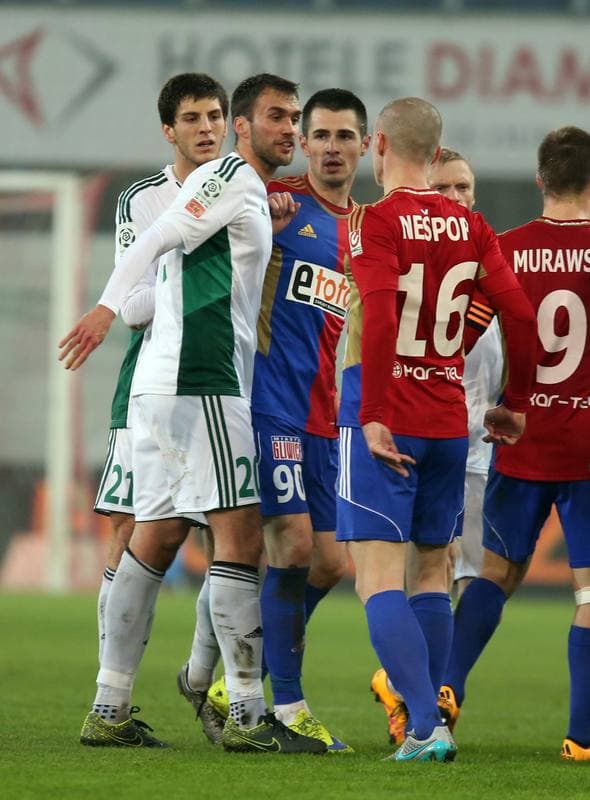 Football. PKO BP Ekstraklasa. Piast Gliwice - Slask Wroclaw. 08.03.2016