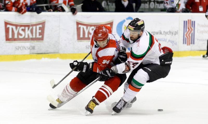 Ice Hockey. Polish Hockey League. GKS Tychy - Comarch Cracovia. 18.03.2016
