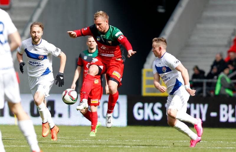 Football. II Liga. GKS Tychy - Puszcza Niepolomice. 19.03.2016