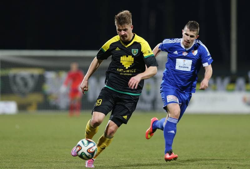 Football. I Liga. GKS Katowice - Pogon Siedlce. 19.03.2016