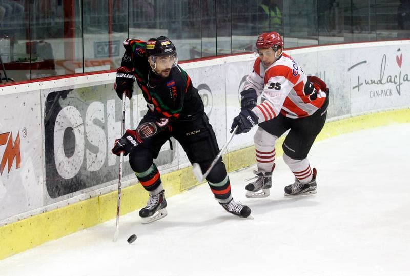 Ice Hockey. Polish Hockey League. Comarch Cracovia - GKS Tychy. 22.03.2016