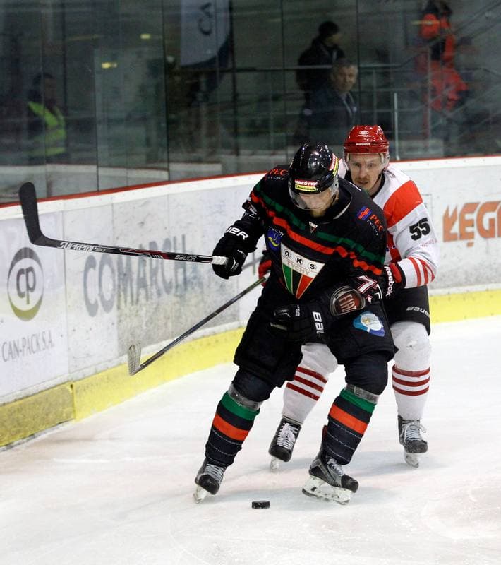 Ice Hockey. Polish Hockey League. Comarch Cracovia - GKS Tychy. 22.03.2016