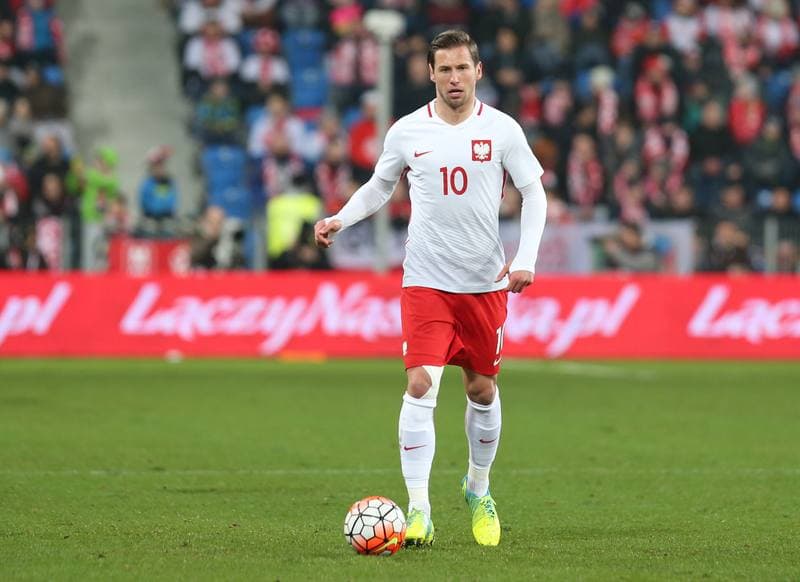 Football. Poland national team. Grzegorz Krychowiak. 23.03.2016