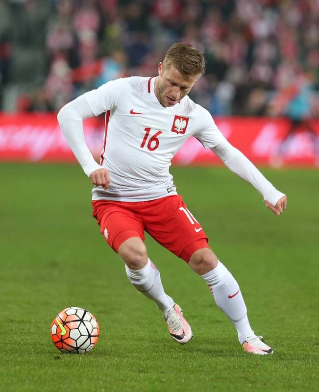 Football. Poland national team. Grzegorz Krychowiak. 23.03.2016