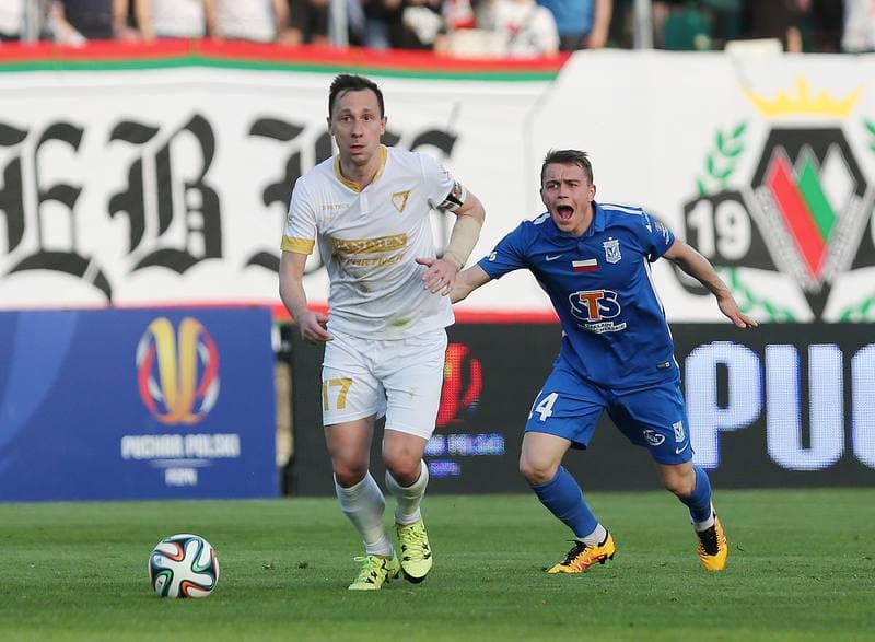 Football. Polish Cup. Zaglebie Sosnowiec - Lech Poznan. 05.04.2016