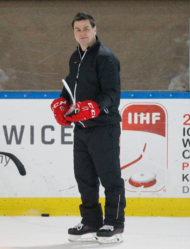 Ice Hockey. Poland national team. Training. 13.04.2016