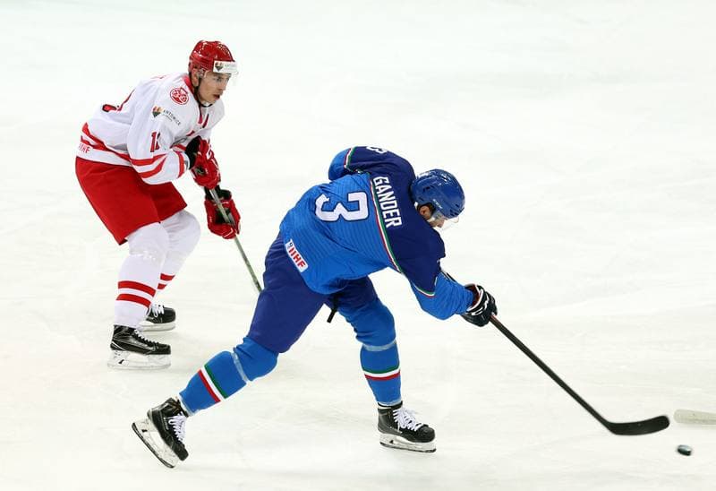 Ice Hockey. World Championship Division 1A. Italy - Poland. 23.04.2016