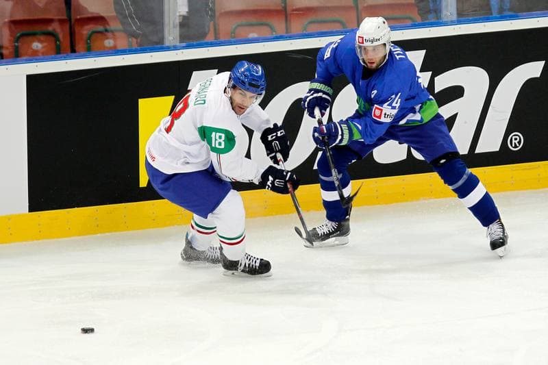 Ice Hockey. World Championship Division 1A. Slovenia - Italy. 24.04.2016