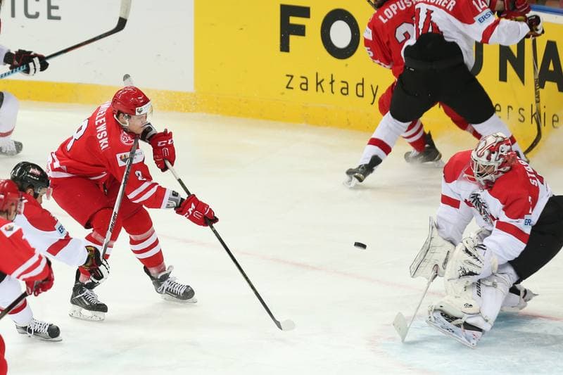 Ice Hockey. World Championship Division 1A. Poland - Austria. 27.04.2016
