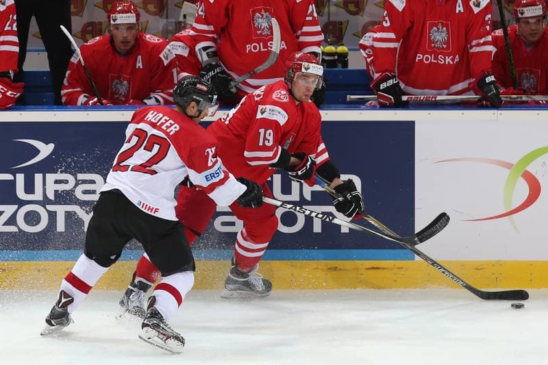 Ice Hockey. World Championship Division 1A. Poland - Austria. 27.04.2016