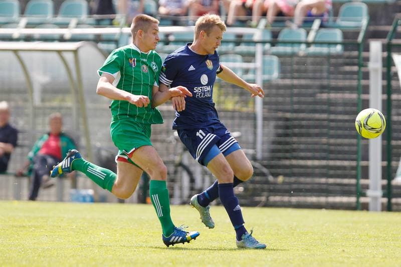 Football. III Liga. Grunwald Ruda Slaska - BKS Stal Bielsko-Biala. 07.05.2016