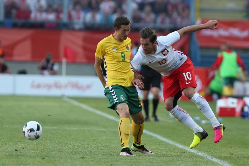 Football. International Friendly. Poland - Lithuania. 06.06.2016