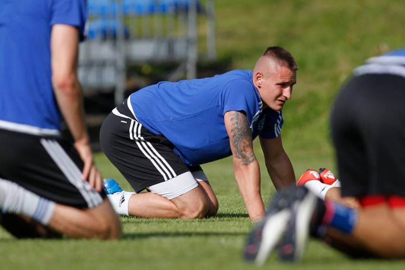 Football. Ruch Chorzow. Training. 09.06.2016