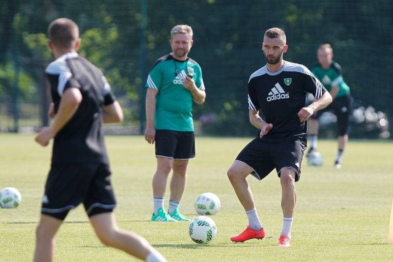 Football. GKS Katowice. Training. 23.06.2016