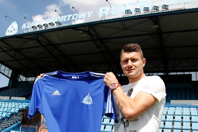 Football. Ruch Chorzow. Press Conference. 05.07.2016