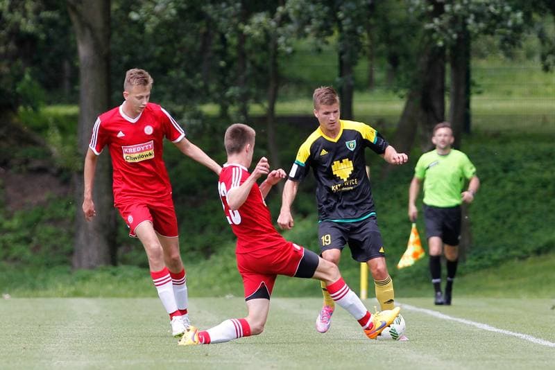 Football. Sparing. GKS Katowice - Sola Oswiecim. 09.07.2016
