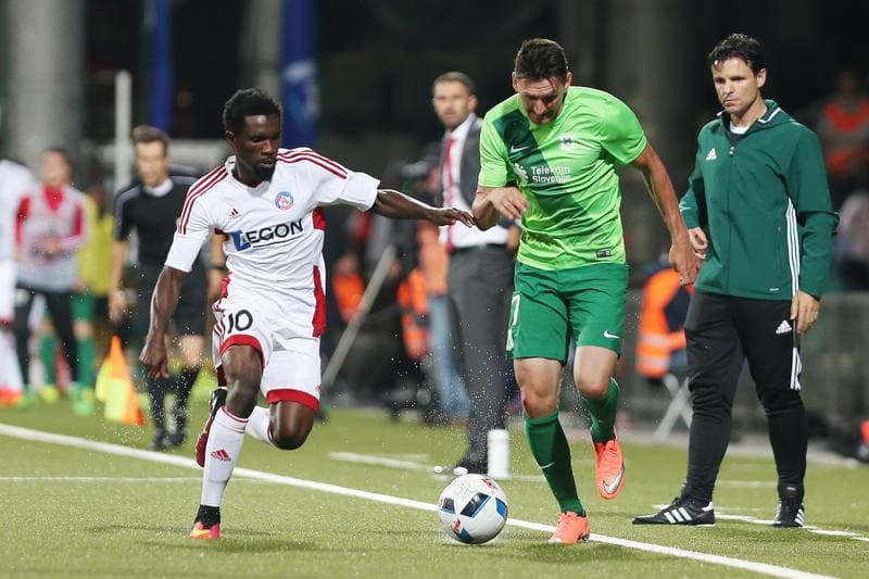Football. Champions League. AS Trencin - Olimpija Ljubljana. 20.07.2016