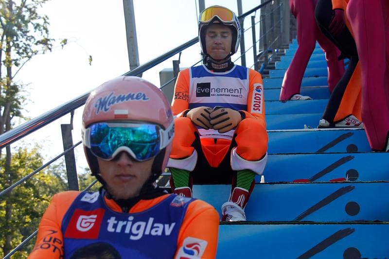 Ski Jumping. Poland national team. Training. 01.09.2016